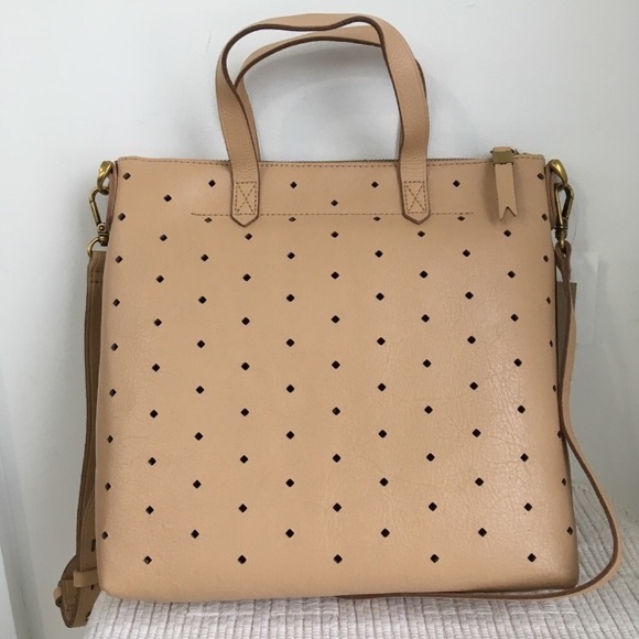 Madewell Mini Transport Perforated Leather Purse - Picture 2 of 8